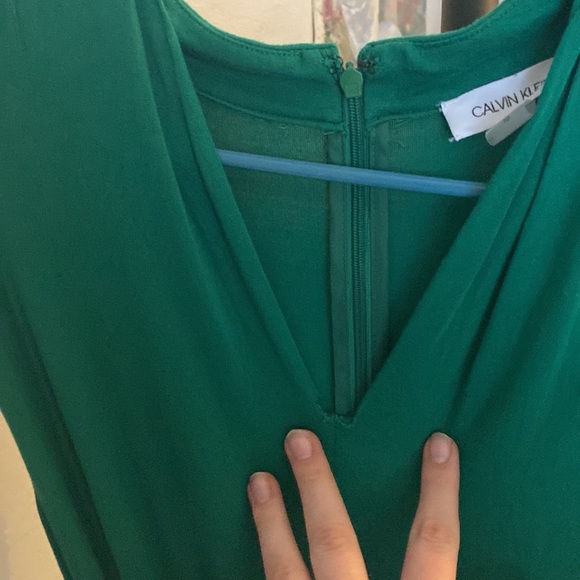 Calvin Klein Belted Romper sz 10 - Picture 2 of 7